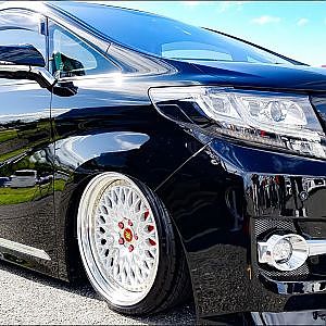 (4K)TOYOTA 30 ALPHARD modified 30系アルファードVIPワゴン - スーパーカーニバル2018