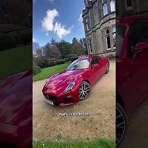 We test-drove the new Maserati GranTurismo Trofeo. #CarThrottle #shorts