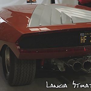 Lancia Stratos Zero pure exhaust sound Bertone - CONCORSO D'ELEGANZA JAPAN 2025