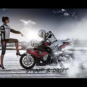 Crazy Suzuki GSXR 750 , stunt , drifting and burn