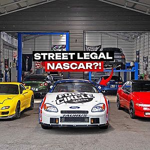 Is this the ULTIMATE Garage Setup & Collection? (Street Legal NASCAR?!)