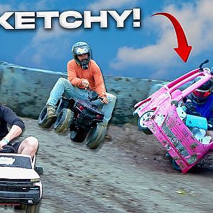 Barbie Jeeps vs MUD HILL (Big Wrecks + $1500 Prize)