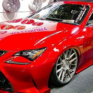 (HD)AIMGAIN LEXUS RC F bodykit エイムゲン・純VIPレクサスRCFカスタム - 東京オートサロン2017 - YouTube