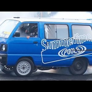 TINY Van Does MASSIVE Skids! Almost TIPS OVER!?